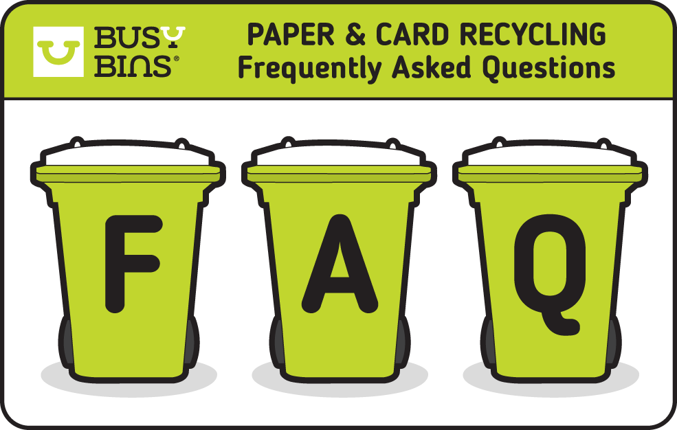 Cardboard and Paper Recycling Frequently Asked Questions FAQ's